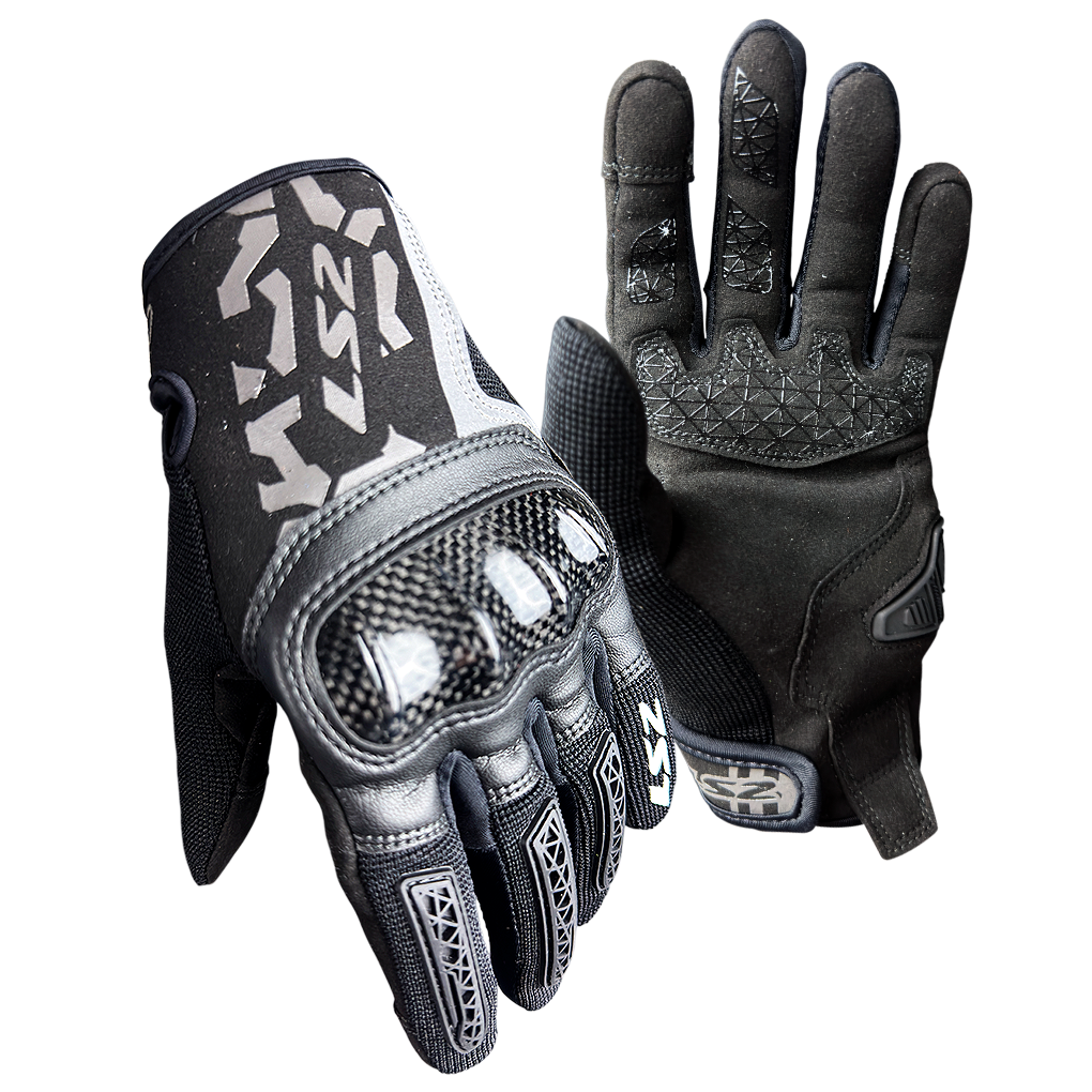 LS2 DEFEND CARBON LADY MOTORCYCLE GLOVES