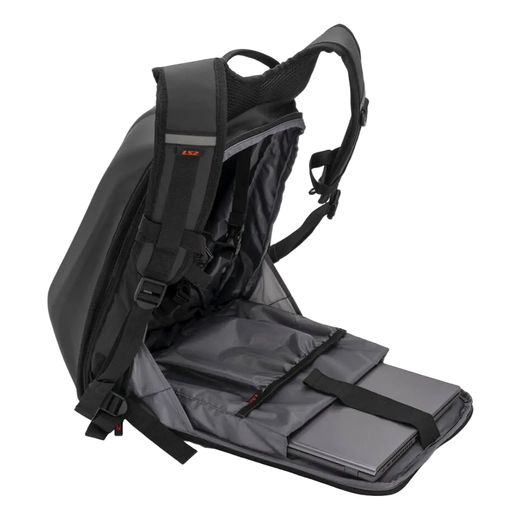 LS2 SHIELD MOTORCYCLE RIDER BACKPACK - 25L