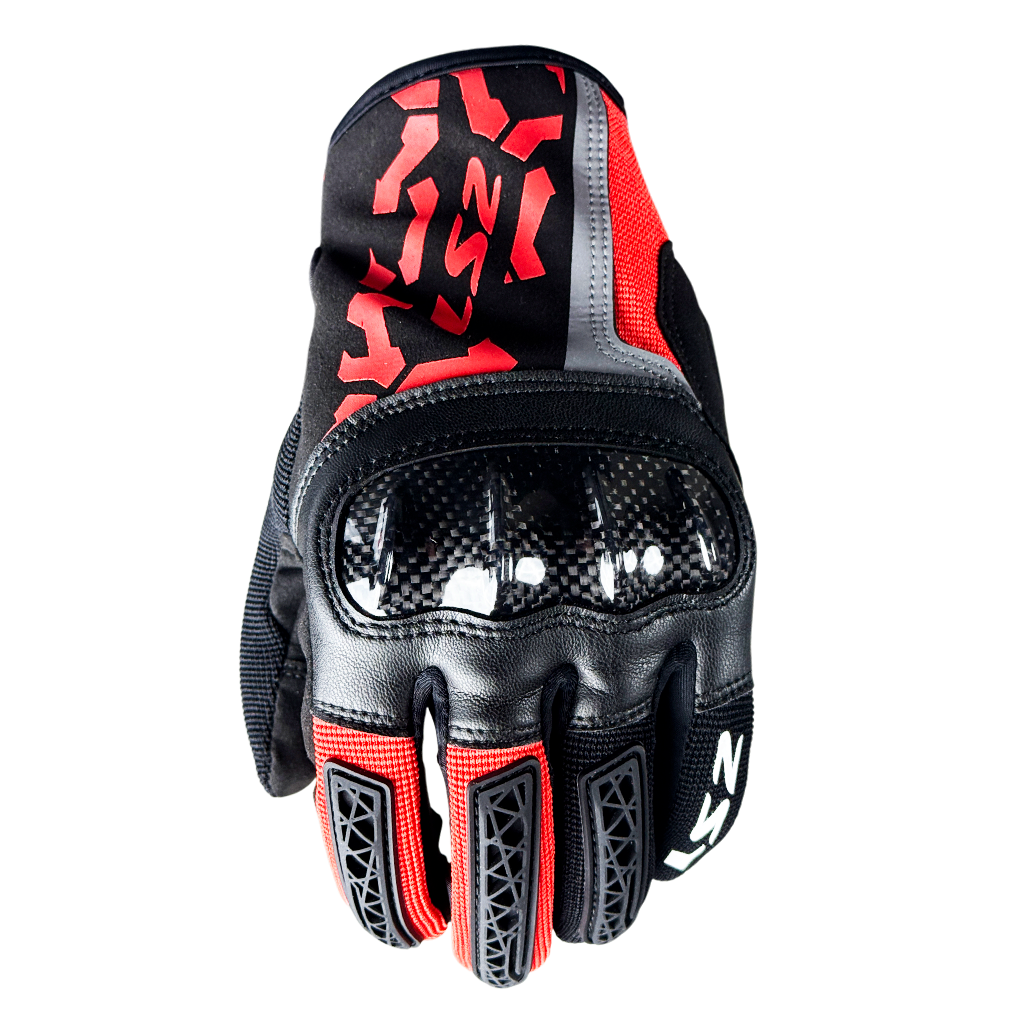 LS2 DEFEND CARBON MAN MOTORCYCLE GLOVES