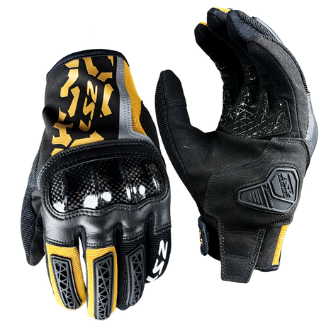 LS2 DEFEND CARBON MAN MOTORCYCLE GLOVES
