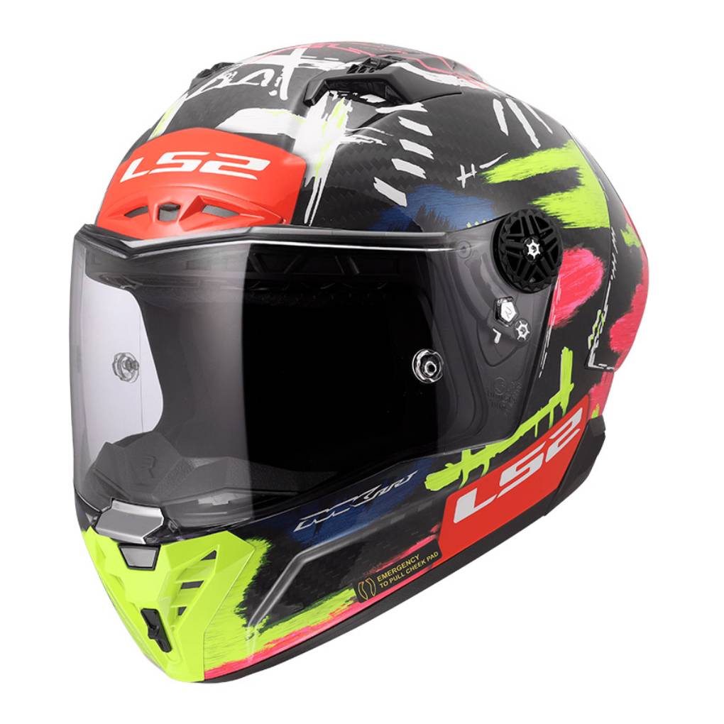 LS2 FF805C CARBON THUNDER GP AERO MOTORCYCLE HELMET