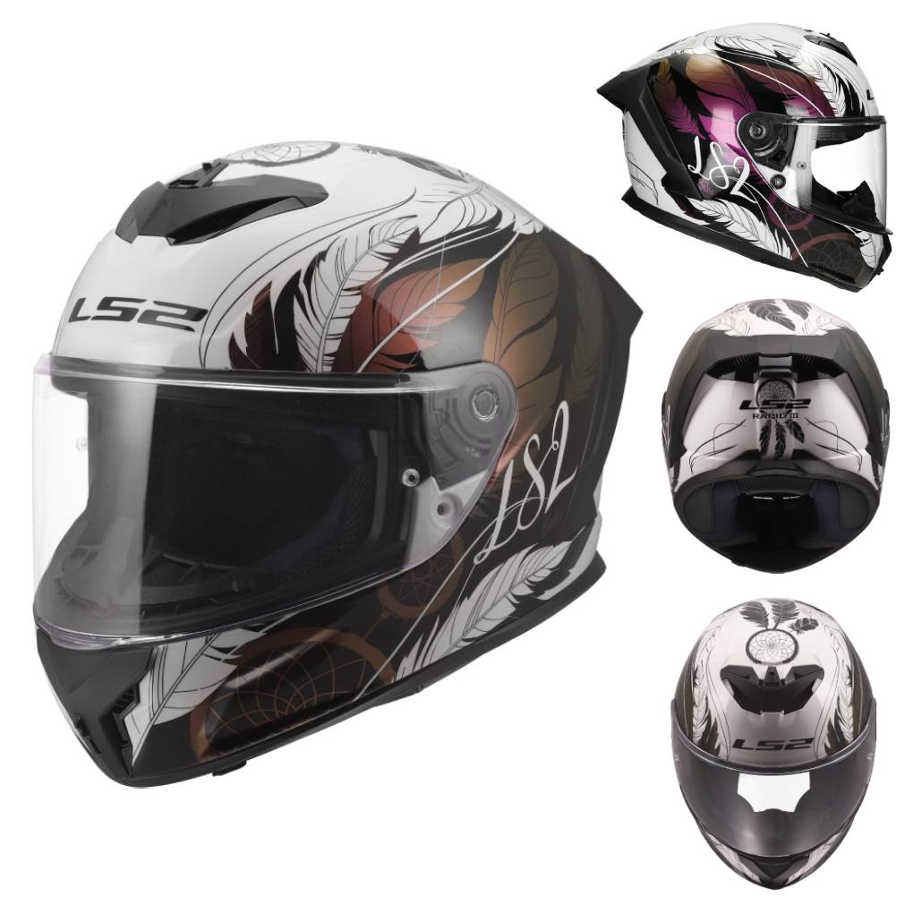 LS2 FF820 RAPID III MOTORCYCLE FULLFACE HELMET