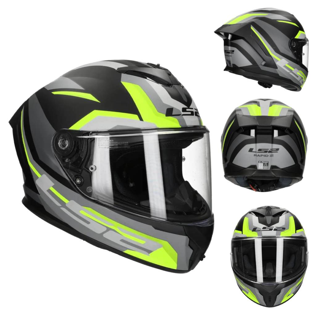 LS2 FF820 RAPID III MOTORCYCLE FULLFACE HELMET