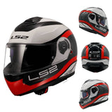 LS2 FF908 STROBE II MOTORCYCLE MODULAR HELMET