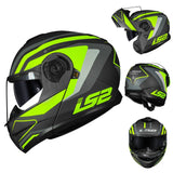 LS2 FF908 STROBE II MOTORCYCLE MODULAR HELMET