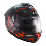 LS2 FF808 STREAM II GRAPHICS MOTORCYCLE FULL FACE HELMET