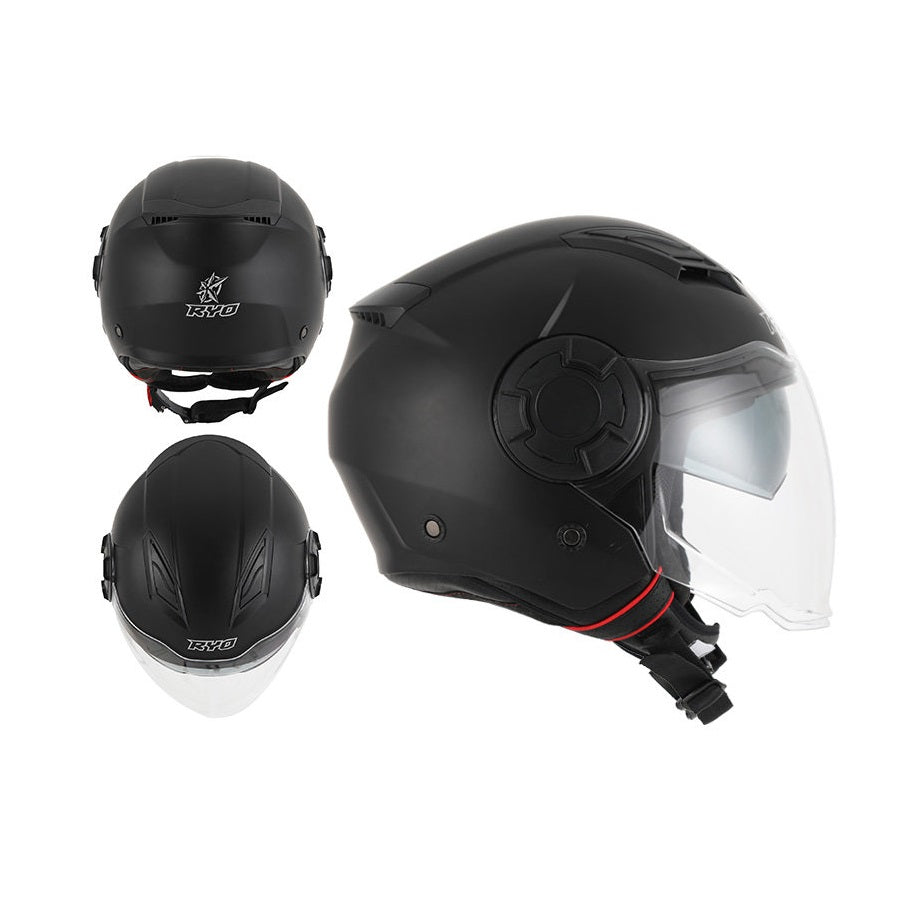 Modular Ryo Helmet RYO RO-4SV (FS-766) MOTORCYCLE OPEN FACE HELMET β Motoworld Philippines