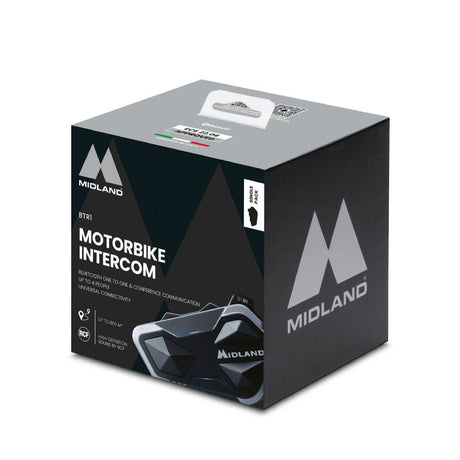 MIDLAND BTR1 BLUETOOTH INTERCOM SINGLE