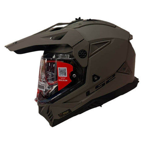 LS2 MX702 PIONEER II DUAL SPORT MOTORCYCLE HELMET