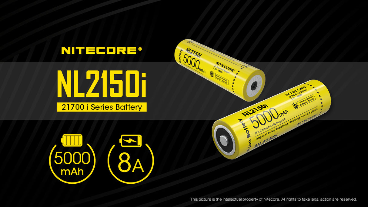 NITECORE 21700 LITHIUM ION 5000MAH (NL2150I)