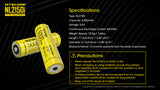 NITECORE 21700 LITHIUM ION 5000MAH (NL2150I)