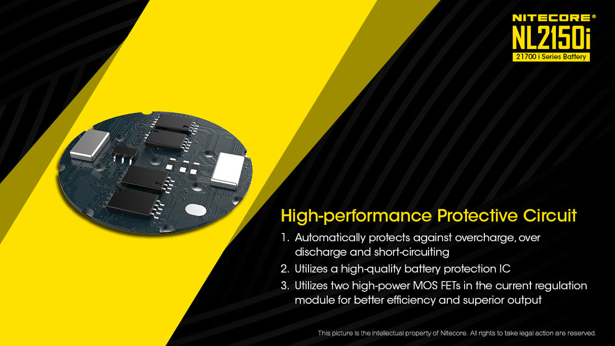 NITECORE 21700 LITHIUM ION 5000MAH (NL2150I)