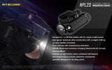 NITECORE 460 LUMENS PISTOL LIGHT (NPL20)