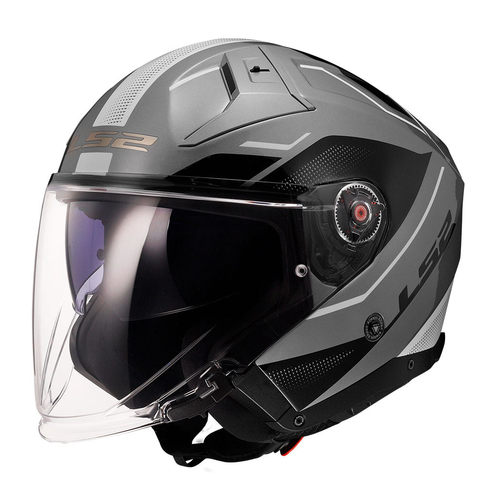 LS2 OF603 INFINITY II MOTORCYCLE OPEN FACE HELMET