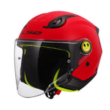 LS2 OF622 FUNNY II MONO MOTORCYCLE OPEN FACE JUNIOR HELMET