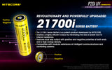 NITECORE 1800 LUMENS RECHARGEABLE FLASHLIGHT W/ UV LIGHT (P20I UV)