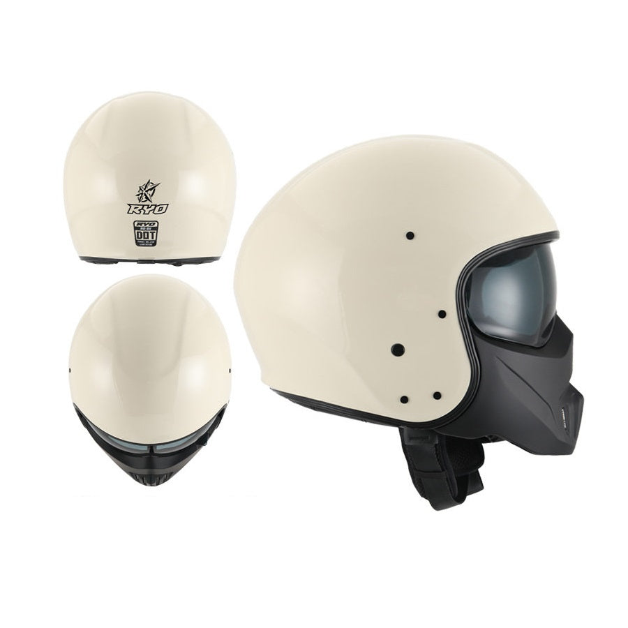 Modular Ryo Helmet RYO RO-5V MOTORCYCLE OPEN FACE HELMET β Motoworld Philippines
