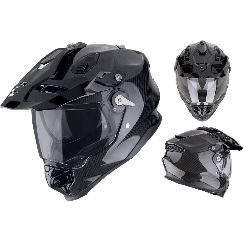 SCORPION EXO ADF-9000 CARBON AIR MONO MOTORCYCLE FULL FACE HELMET