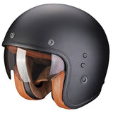 SCORPION EXO BELFAST EVO LUXE MOTORCYCLE OPEN FACE HELMET