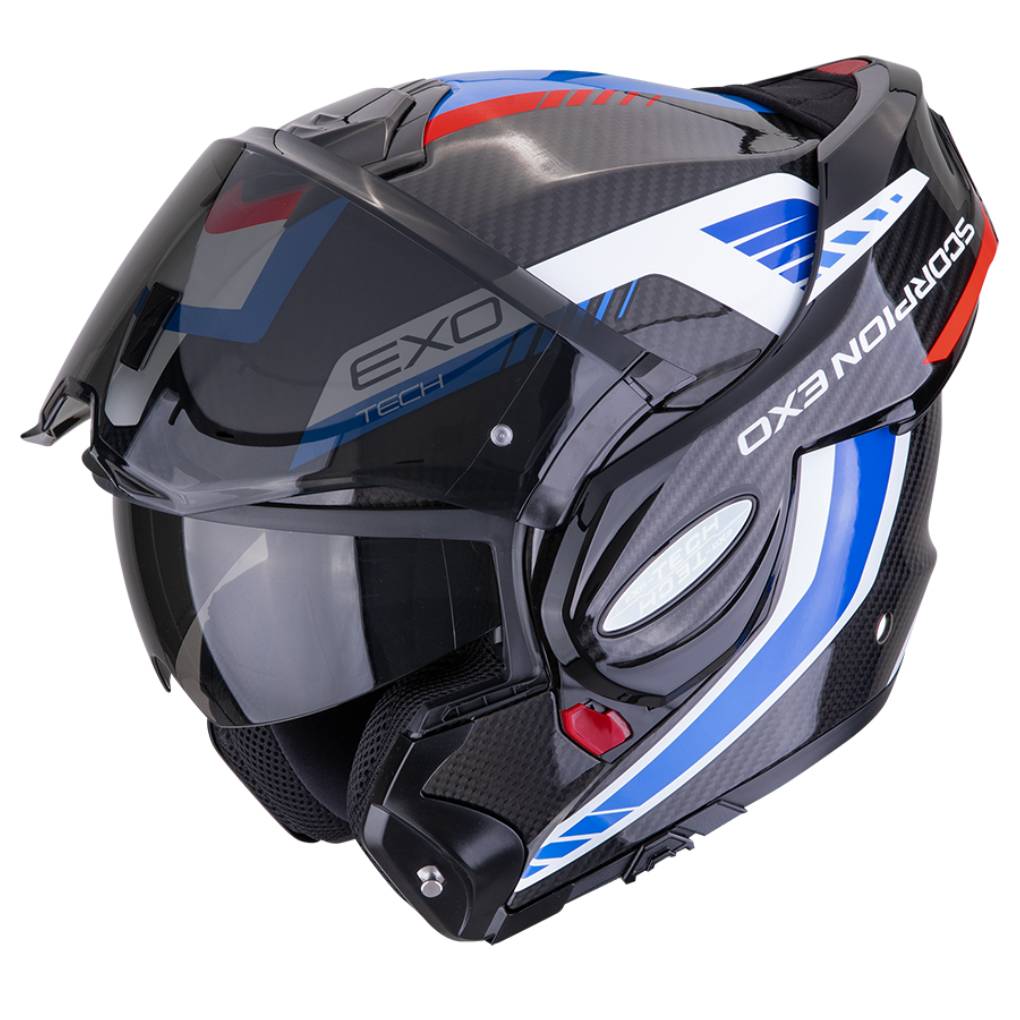 SCORPION EXO TECH EVO CARBON MODULAR HELMET