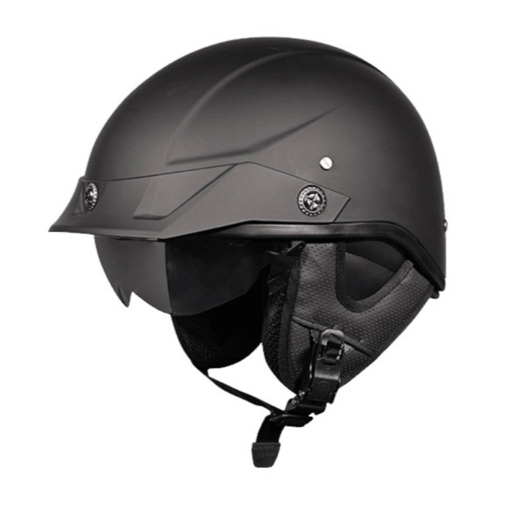 SMK PATRIOT MOTORCYCLE OPEN FACE HELMET