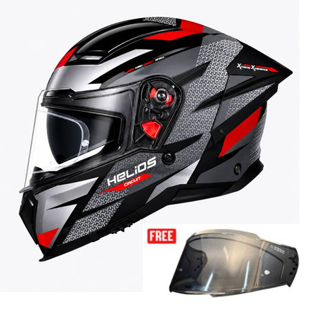 STUDDS HELIOS MOTORCYCLE FULLFACE HELMET w/ FREE VISOR