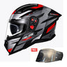STUDDS HELIOS MOTORCYCLE FULLFACE HELMET w/ FREE VISOR