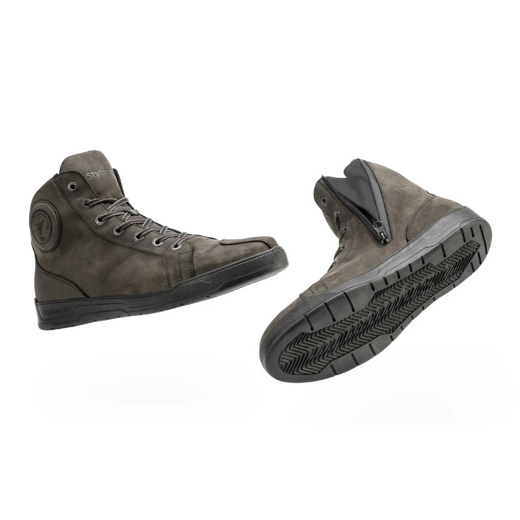 STYLMARTIN TANK WP ASH MOTORCYCLE SHOES