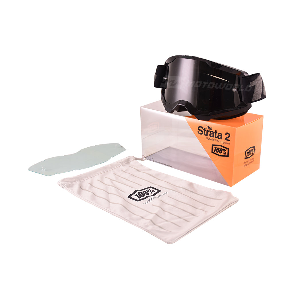 100% STRATA 2 MX/MTB GOOGLES