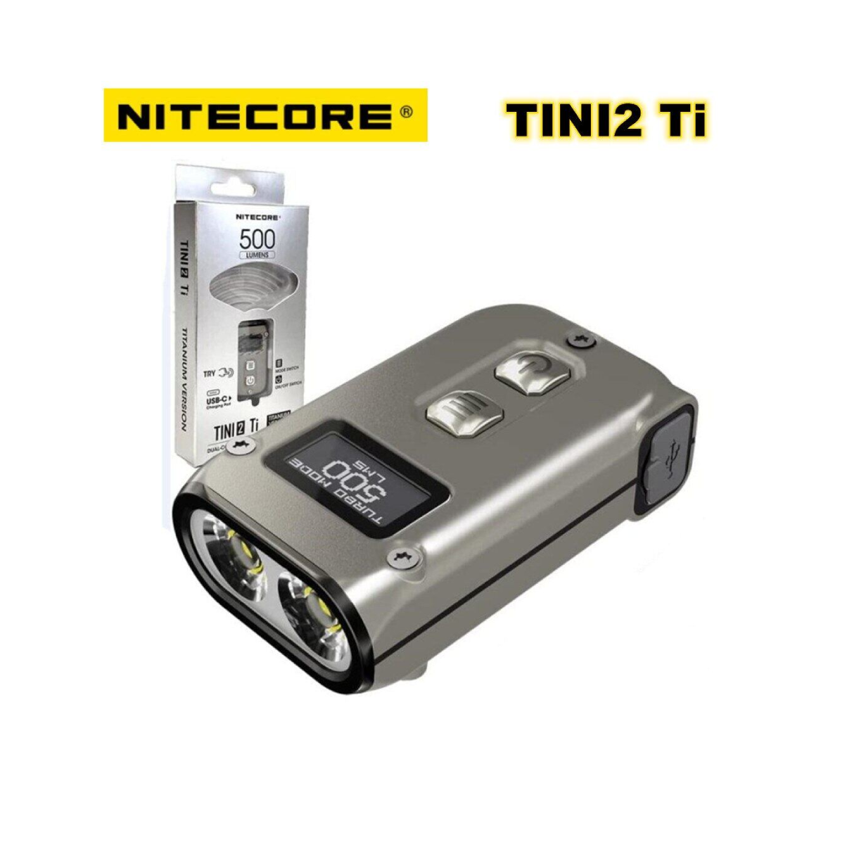 NITECORE 500 LUMENS TITANIUM LIMITED EDITION (TINI2TI)
