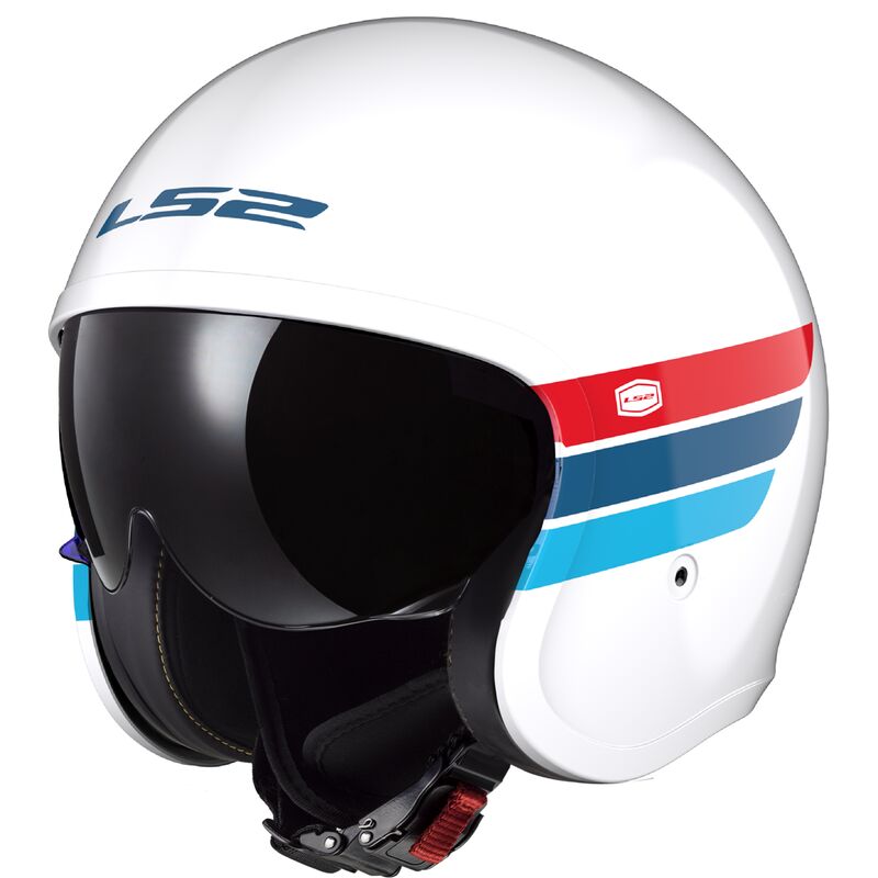 LS2 OF599 SPITFIRE MOTORCYCLE OPEN FACE HELMET