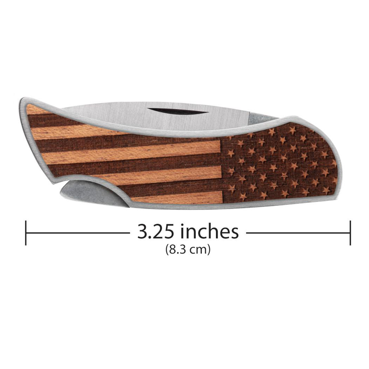 CASE KNIVES WOODCHUCK AMERICAN FLAG EXECUTIVE LOCKBACK