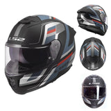 LS2 FF808 STREAM II GRAPHICS MOTORCYCLE FULL FACE HELMET