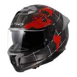 LS2 FF808 STREAM II GRAPHICS MOTORCYCLE FULL FACE HELMET