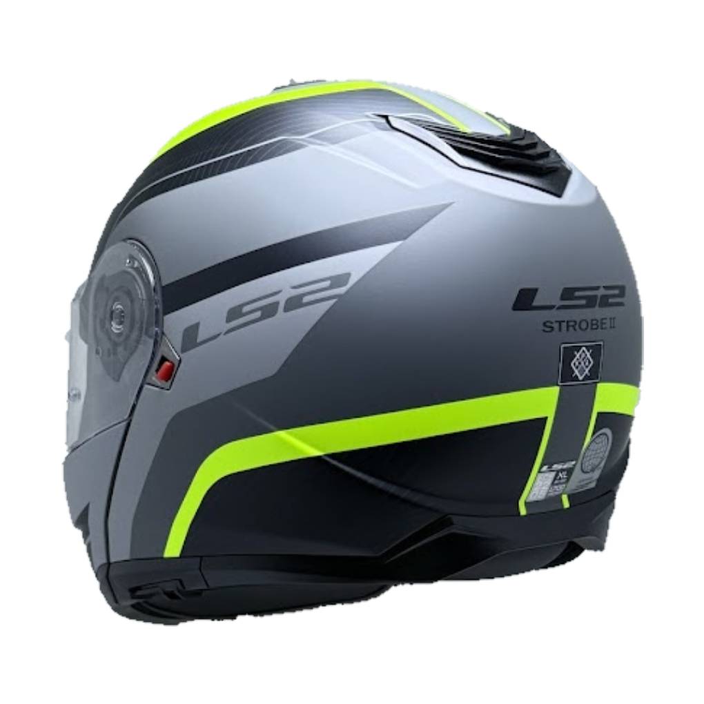 LS2 FF908 STROBE II MOTORCYCLE MODULAR HELMET