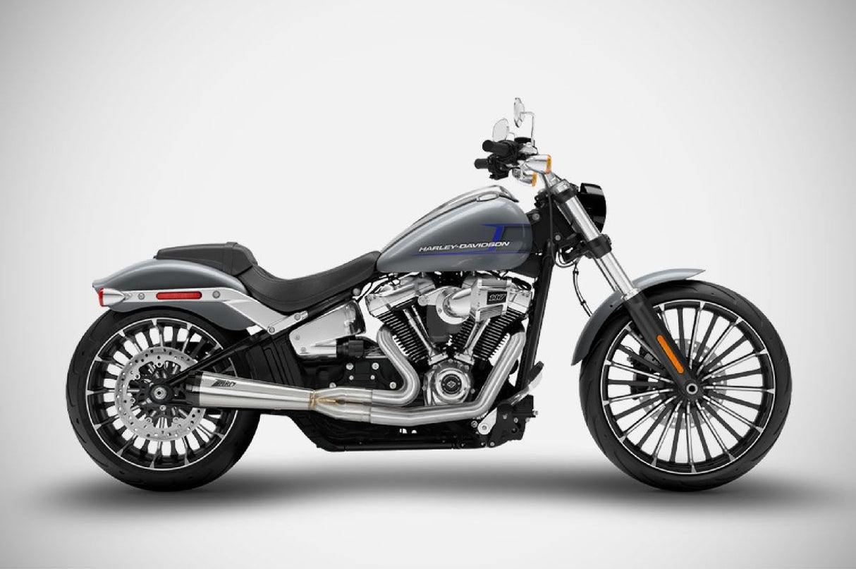 ZARD HARLEY DAVIDSON FATBOY/BREAKOUT 17-24 EXHAUST POLISHED