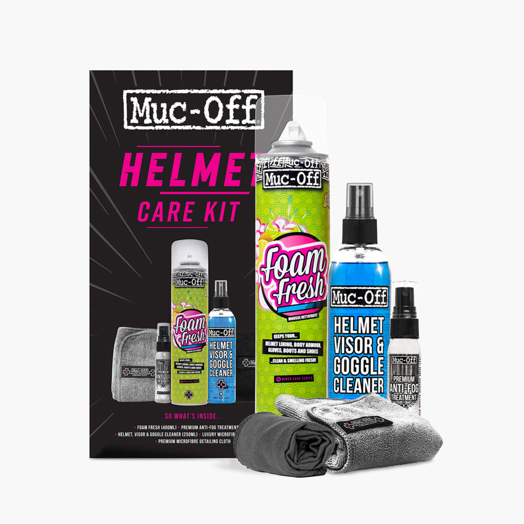 Helmet Care Motorcycle Helmet Polish MUC-OFF MOTO/BIKE HELMET CARE KIT