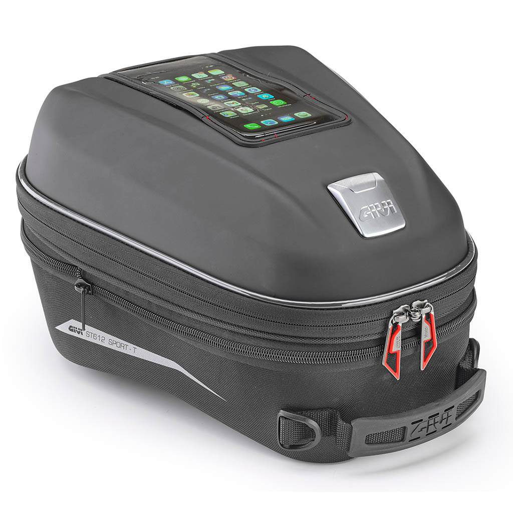 GIVI ST612+ SPORT-T TANKLOCK EXPANDABLE MOTORCYCLE TANK BAG - 15L