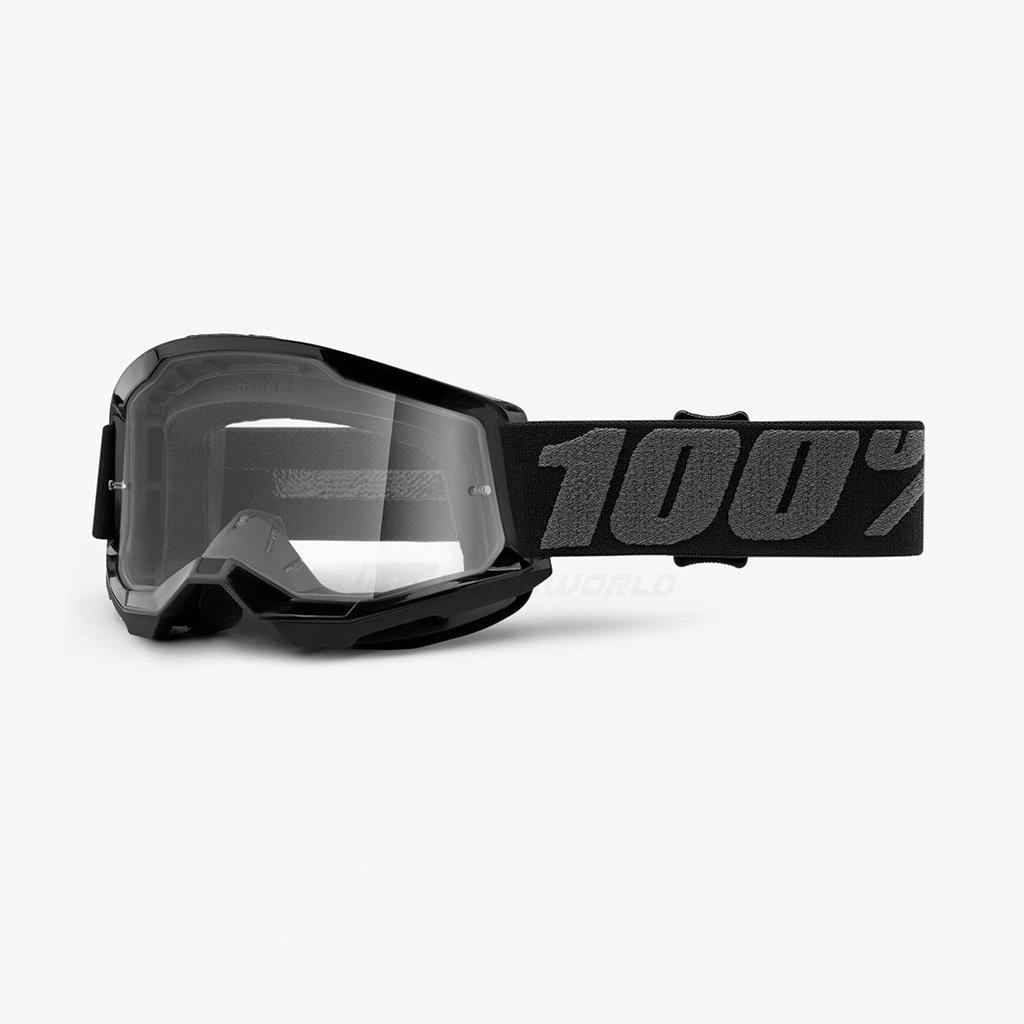100% STRATA 2 YOUTH GOGGLES/CLEAR LENS - Motoworld Philippines