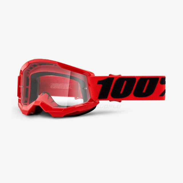 100% STRATA 2 YOUTH GOGGLES/CLEAR LENS - Motoworld Philippines